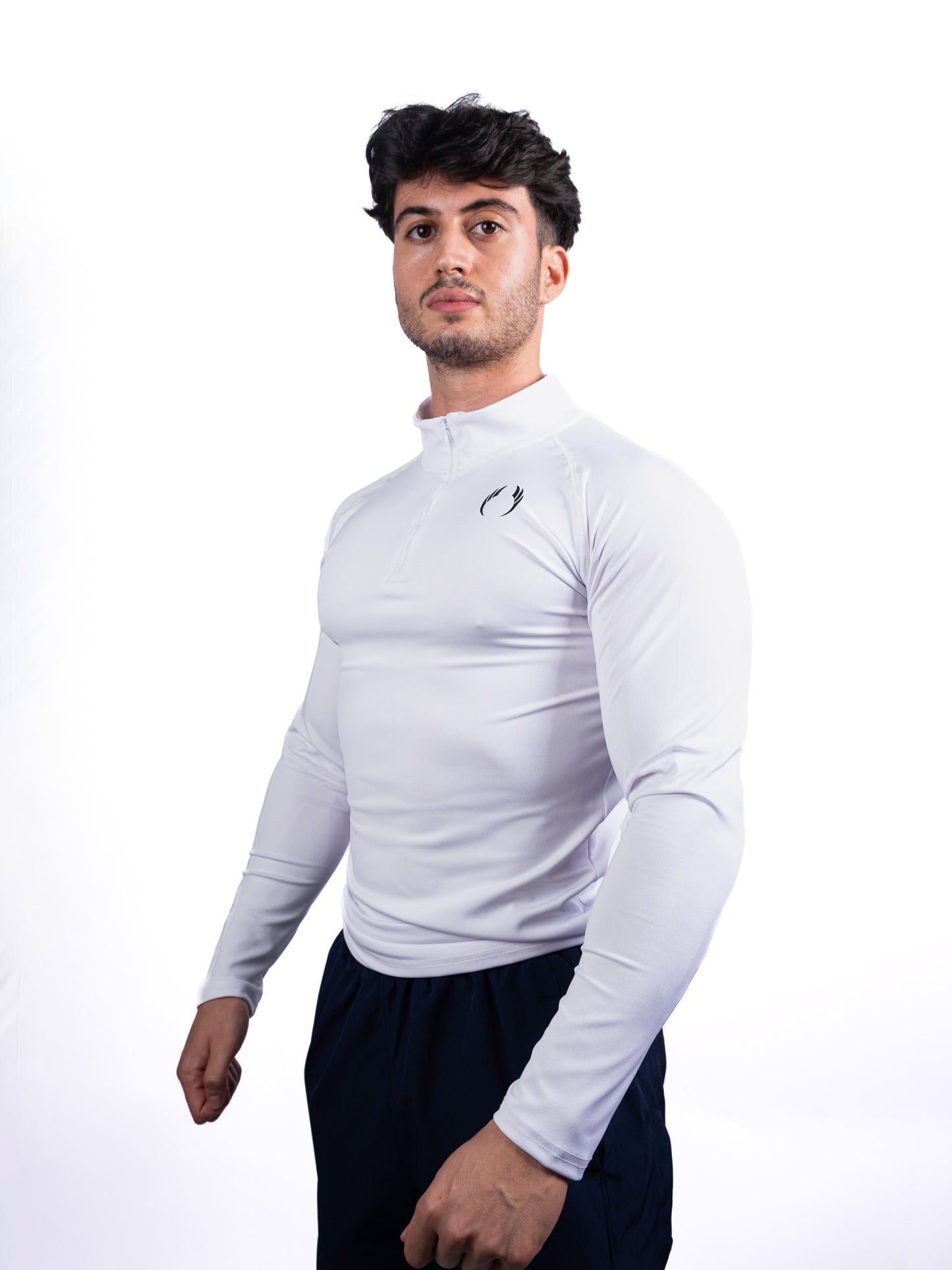 Performance Uzun Kollu Fermuarlı Compression Badi
