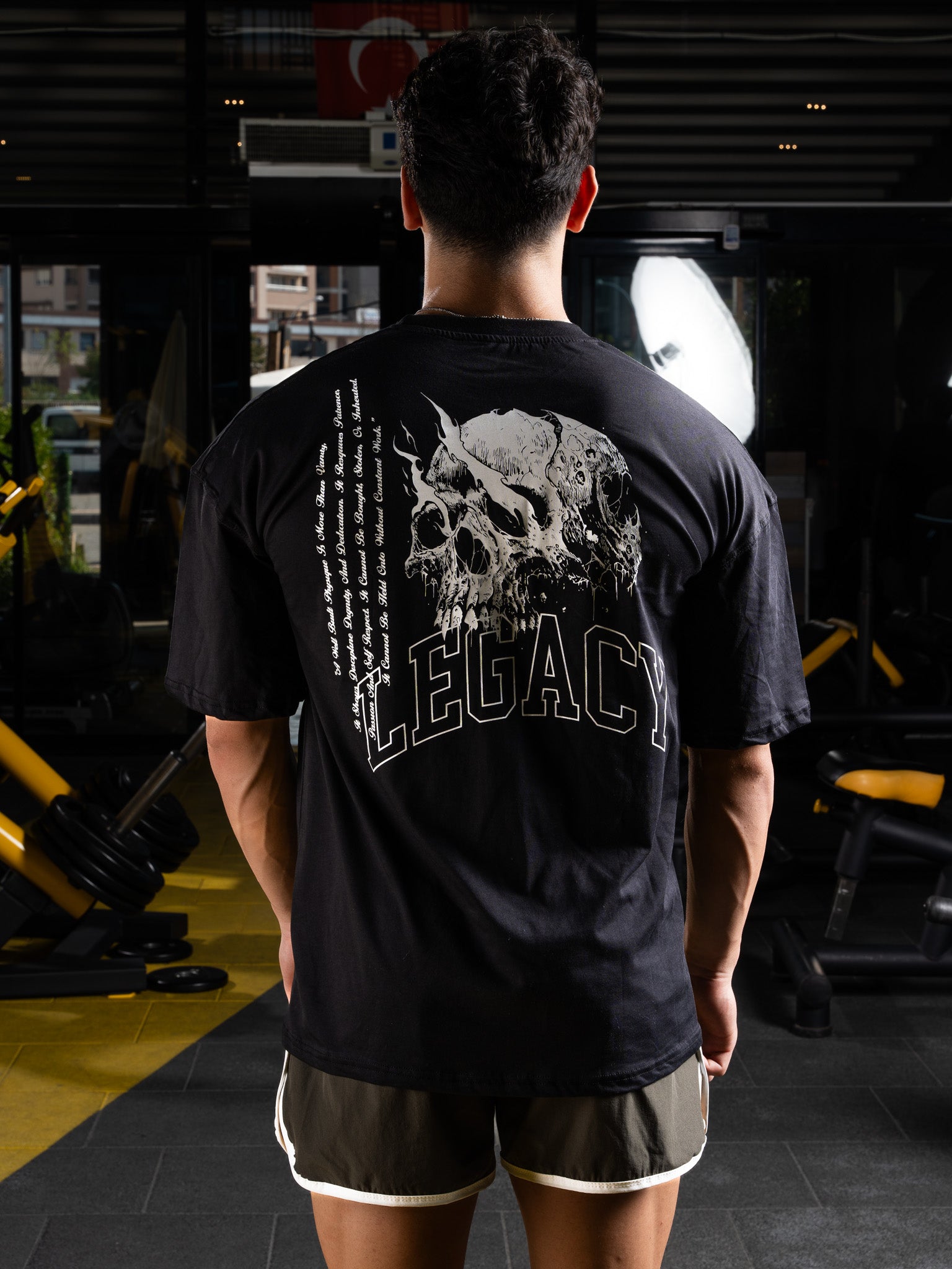 Skull War Oversize T-shirt