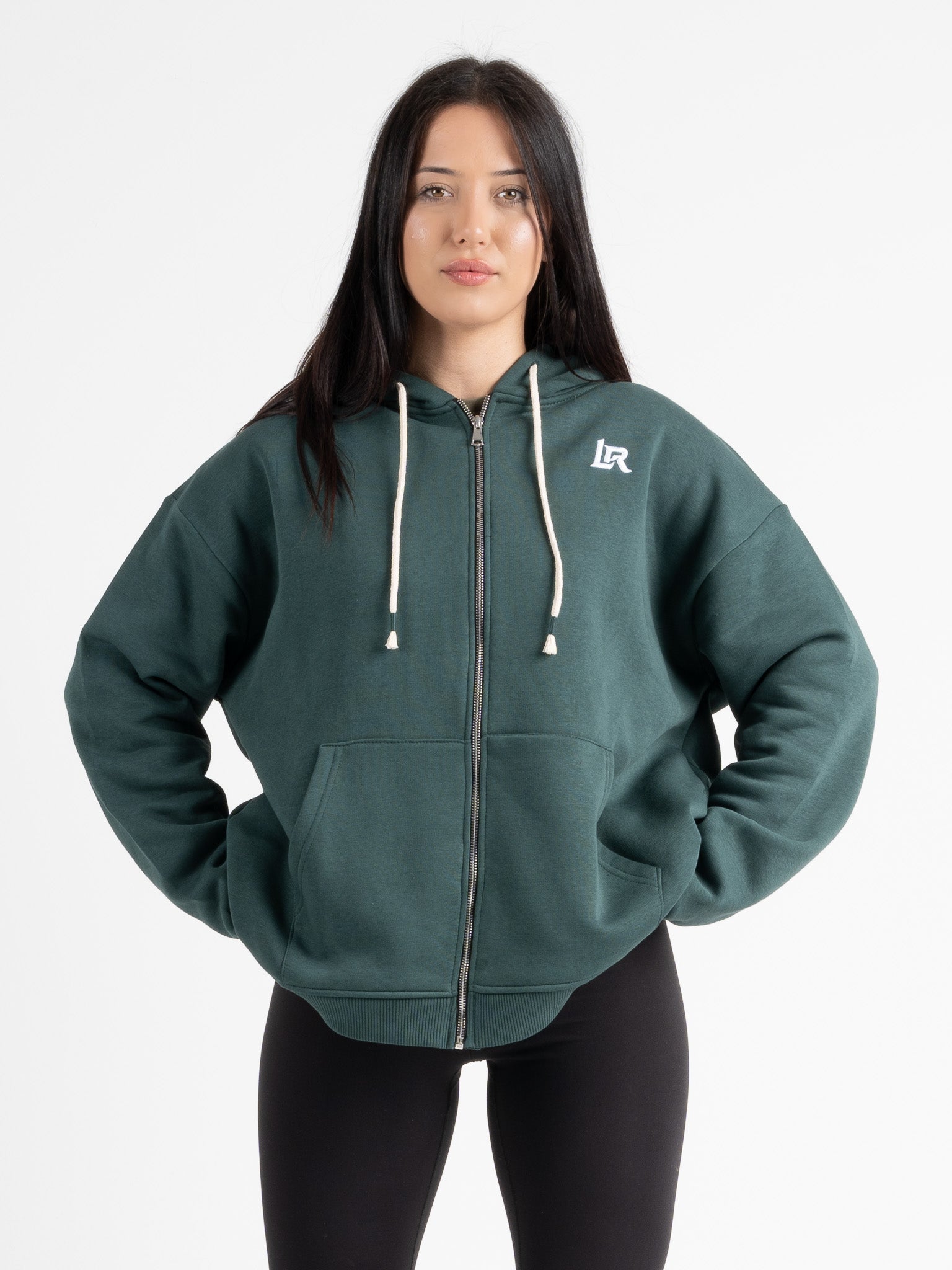 Off Day Oversize Zip Up Hoodie